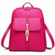 thumbnail image 1 of LHSHID casual patent pu leather Womens backpacks solid schoolbag female Rucksack women preppy style High quality school backpack, 1 of 6