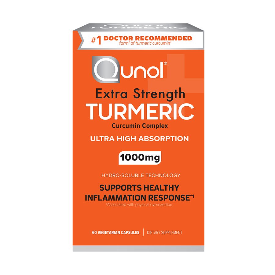 Qunol Extra Strength Turmeric Supplement Capsules, 1000mg, 60ct