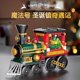 thumbnail image 1 of -tren medieval de estilo británico para niños, tren de Navidad, árbol de Navidad, calabaza, decoraciones de coche, bloques de construcción, juguetes, regalos, 1 of 5