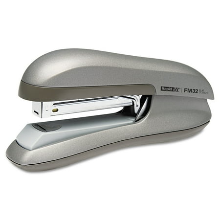 Rapid FM32 Flat Clinch Full Strip Stapler, 30-Sheet Capacity, Titanium