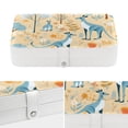 thumbnail image 4 of Kangaroo Portable PU Leather Travel Jewelry Stand Organizer Box with Removable Compartment and Necklace Holder, 4 of 6