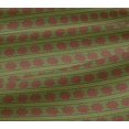thumbnail image 5 of oneOone Viscose Jersey Fabric Floral & Chevron Block Printed Fabric 1 Yard 60 Inch Wide, 5 of 5