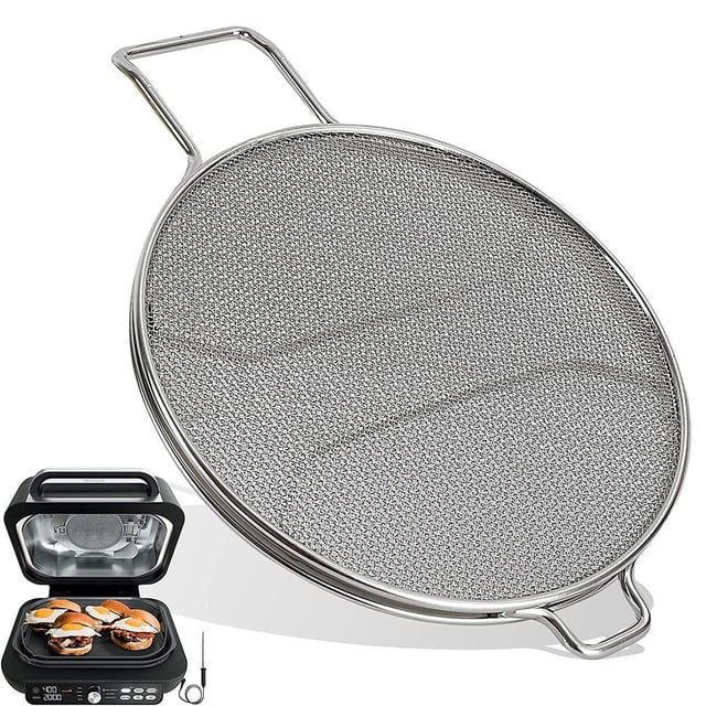 Aplicable a la máquina de barbacoa para IG600, IG601 IG651 pantalla de salpicaduras de doble capa