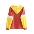 thumbnail image 4 of Minnieouse Sudadera con capucha estampada de algodón con capucha de manga larga deportes deportes mujer ropa Prendas para la parte del cuerpo Rojo amarillo L, 4 of 6
