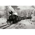 thumbnail image 2 of Johnson, George 14x11 Black Ornate Wood Framed with Double Matting Museum Art Print Titled - Black Hills RR II, 2 of 4