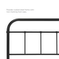 thumbnail image 4 of Modway Serena Metal Stainless Steel Adjustable Headboard, Twin, Brown, 4 of 6