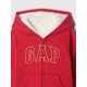 thumbnail image 2 of Sudadera con Capucha de Cierre Completo para Niñas Bebé GAP Sherpa Roja 6-12M, 2 of 2