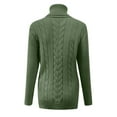 thumbnail image 4 of Women's Pullover Sweater Warm Stylish Turtleneck Long Sleeve Casual Pullover for Fall Winter Fashion, 4 of 5