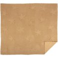 thumbnail image 2 of VHC Brand Burlap Natural Star King Coverlet 51782, 2 of 4
