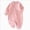 O92-Pink, variant on 6-9 Months Newborn Baby Boy Girl Button Romper Baby Long Sleeve Jumpsuit Spring Fall Outfit