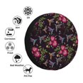 thumbnail image 4 of Susaid Flowers And Humming Bird1 Print Water Proof Spare Tire Cover Wheel Tire Dust-proof Cover Fit Trailer, RV, SUV and Many Vehicle-16 inch, 4 of 6