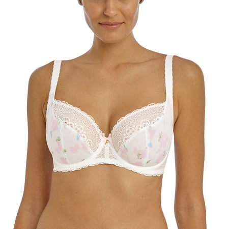 Freya Daydreaming Plunge Underwire Bra (400802) 36FF Flora White