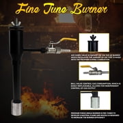 SIMOND STORE Propane Forge Burner Kit, Single Burner for Blacksmithing Furnace Foundry Forge Jewelry Making Raku Kiln Farrier - MS Forge Burner with Hose Valve and Regulator