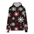 thumbnail image 4 of Hanen Womens Christmas Round Neck Sweatshirt Boutique Top Long Sleeve Printed Shirt Dress Loose Fit Pullover Tops with Pockets Holiday Tunic Dress, 4 of 5