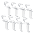 thumbnail image 1 of 8PCS Clamp Support Bracket PVC Clamp Holder for Klemmfix Roller Blind, Double Roller Blind Replacement Part Accessories, 1 of 6