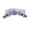 Blue, variant on Faship Gorgeous Blue Rhinestone Crystal Floral Hair Comb