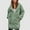 Green, variant on AOOCHASLIY Women Winter Coat Fashion Women's Zipper V-Neck Pullover Tops Long Sleeve Hooded Blouse Sweatshirt