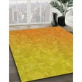 thumbnail image 3 of Ahgly Company Machine Washable Indoor Rectangle Transitional Neon Orange Area Rugs, 5' x 8', 3 of 7