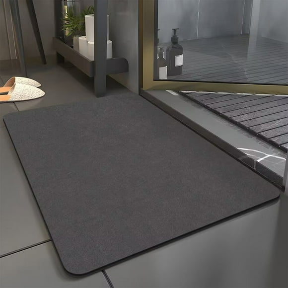 Diatomite Floor Mat Household Bathroom Absorbent Door Mat Bathroom Diatomite Foot Mat Non Slip Floor Mat Absorbent Drying Mat