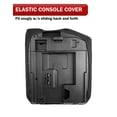 thumbnail image 4 of KBH Center Console Cover for Toyota Tundra 2007-2013 & Sequoia 2008-2022, Washable Fabric Armrest Lid Protector for Toyota Interior Accessories, Black, 4 of 8