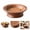 A, variant on Walnut Wood Snack Bowl, 3.9 Inch High Footed Small Serving Bowl for Nuts, Candy, Fruit, Dessert, Tea Table Decor
