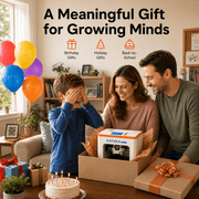 Entina 3D Printer Tina2C, Auto Leveling App Control Quiet for Kids Beginners STEM DIY