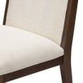 thumbnail image 5 of Plank+Beam Solid Wood Dining Chair, Set of 4 Kitchen Chairs with Cushion, Walnut, 5 of 11
