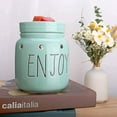 thumbnail image 2 of STAR MOON Wax Warmer for Home Dcor, Home Scentsy Warmer, Rae Dunn Decor, No Flame, Removable Dish, with One More Bulb, Teal (Mason Jar), 2 of 10