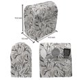 thumbnail image 4 of Forest Stand Mixer Cover, Botanical Foliage Herbs Wild Plants Leaves Autumn Fall Soft Toned, Kitchen Appliance Organizer Bag Cover with Pockets, 5 Quarts, Warm Taupe Dust and White, by Ambesonne, 4 of 4