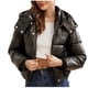 thumbnail image 2 of Chaquetas y abrigos casuales con capucha de manga larga para mujer, chaqueta de invierno lisa de manga larga, abrigo con cremallera, blusa, abrigo para mujer, 2 of 7