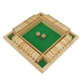 thumbnail image 1 of Four Sided Flop Game, Sturdy Structure Board Game Educational Toy  For Kids For Family Gathering Green,Red, 1 of 8