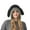 Black, variant on Winter Hats for Women Winter Warm Daily Fashionable Elastic Casual Slouchy Hat Suitable for Man and Woman