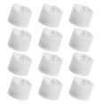 thumbnail image 1 of OULII 12 Pcs Small Led Candles Realistic White Plastic Flameless For Birthday Celebration, 1 of 5