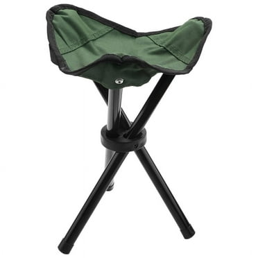 Exogio Portable Camping Seat Tripod Stool, Army Green