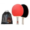 1 Pair Professional Training Table Tennis Bat With Random Color Balls And Net Rack
