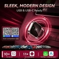 thumbnail image 7 of Wireless CarPlay Android Auto 2-in-1 Dongle, USB-C & USB-A Dual Port Design, Instant No-Lag Connection, Plug Play Wireless Upgrade for iPhone & Android, Compatible with 1000+ Vehicles, 7 of 7