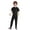 Black, variant on TTAO Adaptive Clothing for Kids Special Needs Long Leg Anti-strip Jumpsuit Boys Short Sleeve Zip Back Romper Black 10