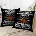 thumbnail image 3 of LALILO Throw Pillow Covers Coffee Quote And Man Black Card Coffee Cushion Cover 18" x 18", 1372 Pack, 3 of 6
