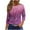Hot Pink Plus Size Blouse for Women_z, variant on CYMMPU Floral Pattern 3/4 Sleeve Round Neck Spring Tops Blouses for Women Dressy Casual Loose Fit Summer Trendy Shirts Tunic Tops Lightweight Basic Tees Hot Pink L
