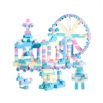 LULULION Construction Toy Building Blocks Plastic 100pcs Mixed Colors