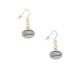 thumbnail image 2 of Delight Jewelry Silvertone Believe - Oval Seal Gold Tone Infinity French Earrings, 2 of 4