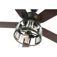 thumbnail image 7 of 52 Inch Indoor Crystal Reversible Blades Ceiling Fan with Remote Control, Pull Chain, 7 of 7