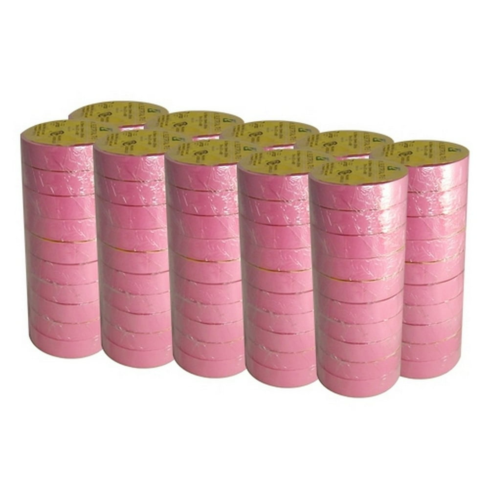 Pink Electrical Tape 3/4" X 66 Ft Roll 7 Mil (100 Roll/Case) Walmart