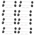 thumbnail image 1 of 20 Piezas Cerradura de la Puerta del Refrigerador Adhesivo Fuerte Cerradura de la Puerta Cerradura del Cajón de Archivos Cerradura del Armario de Seguridad para Niños con Llave, 1 of 5