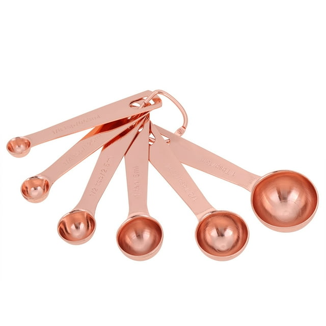 Juego de Cucharas Medidoras 6 Unids/set Cucharas Medidoras de Acero Inoxidable Ingredientes Secos y Líquidos Herramienta para Cocinar y Hornear ANGGREK Otros
