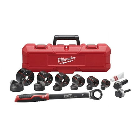 UPC: 0045242311811 | Milwaukee 49-16-2694 M18 Exact 1/2  to 2  Hand Ratchet Knockout Set
