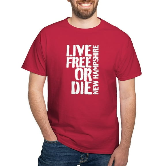 CafePress - Live Free Or Die T Shirt - Men's Classic Graphic Cotton T-Shirt