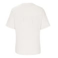 thumbnail image 5 of Womens Waffle Knit Tops 2026 Spring Summer V Neck Shirts Casual Trendy Women's Blouses Basic Tee White XL, 5 of 8