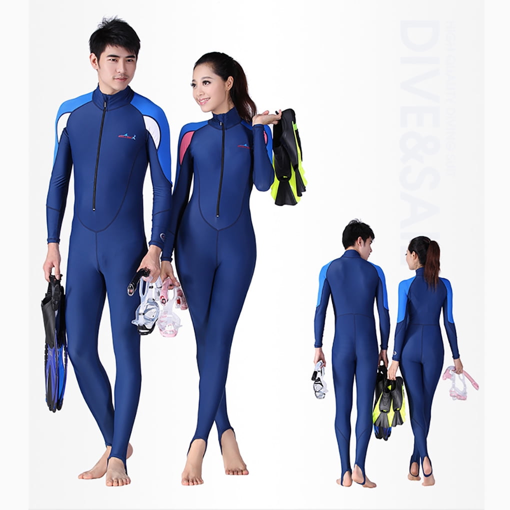 Irene Inevent 3MM Wetsuits Full Body Diving Suit Long Sleeved Long Pants  with Back Zipper Thickened Surf Suit Breathable Sports Dive Skins Women's