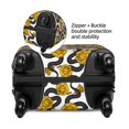 thumbnail image 5 of Wukai Snake And Rose Elastic Luggage Cover: Personalized Protection for Your Suitcase - Fits 19~29-inch, Washable & Durable Travel Companion-Small, 5 of 8